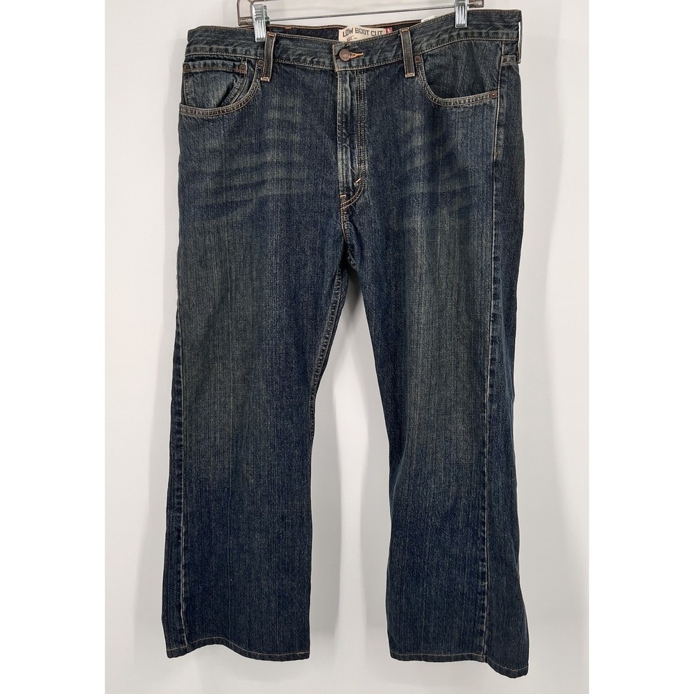 Levi's 527  Low Boot Cut Dark Wash Cotton Denim Jeans 40x30 Y2K